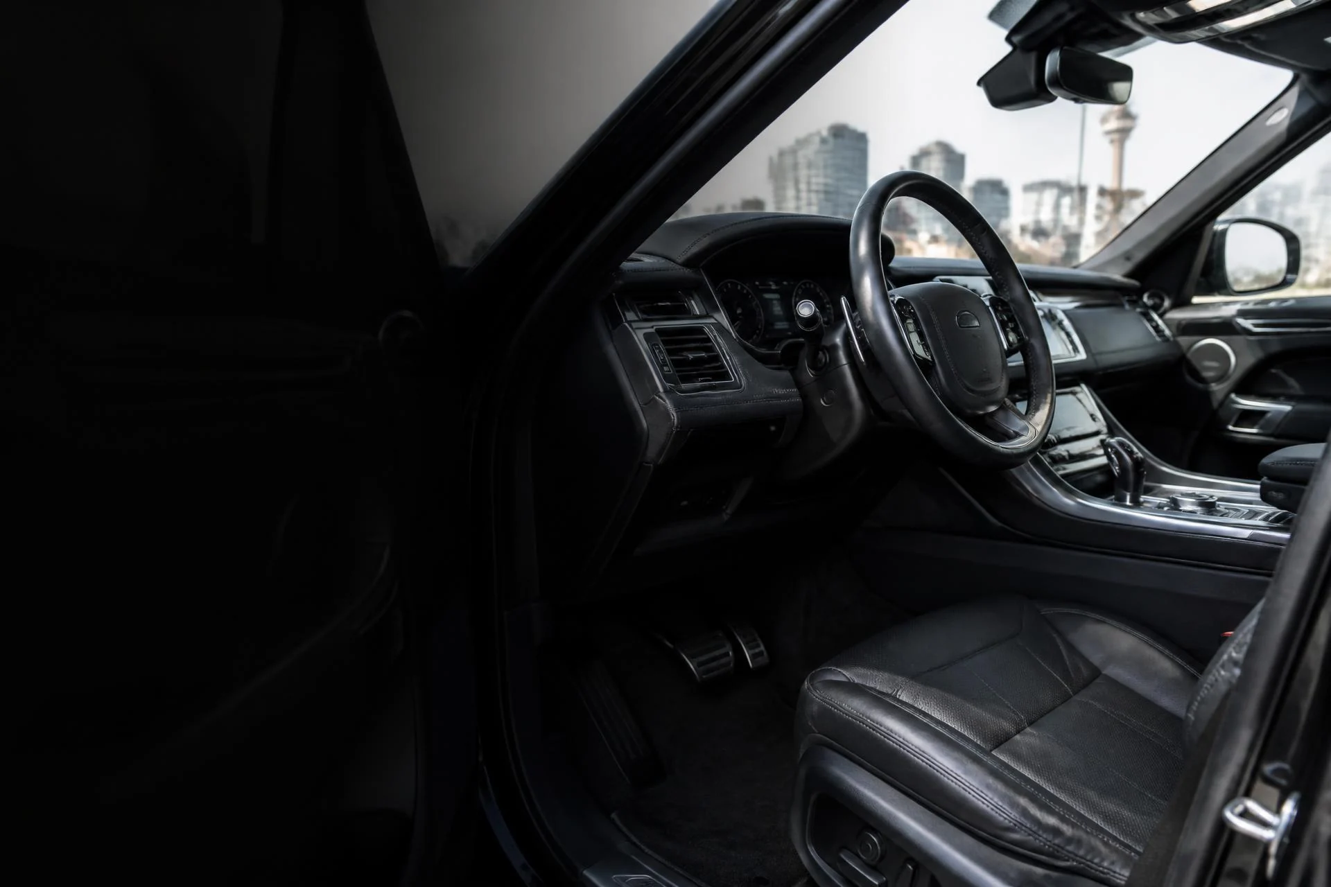 Freshly detailed car dashboard after a SAKIGA CLEANS mobile interior detail in Calgary